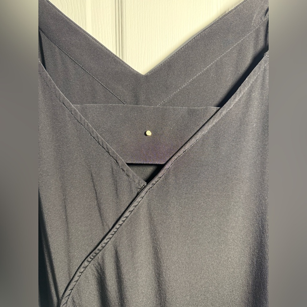 Cuyana Women’s Black Silk Midi Dress - Size XL - Picture 6 of 8